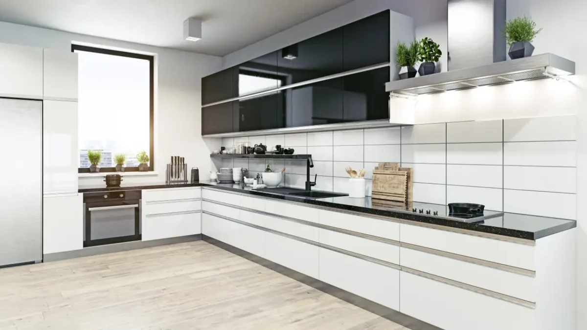 L Shaped Kitchen - Bukkry