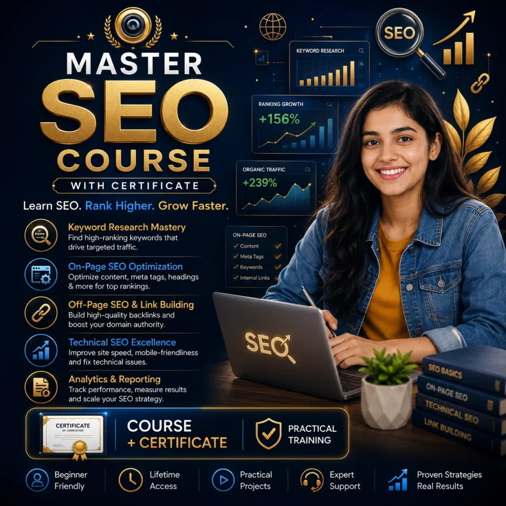 SEO Mastery Course – Learn and Get Certified by Bukkry