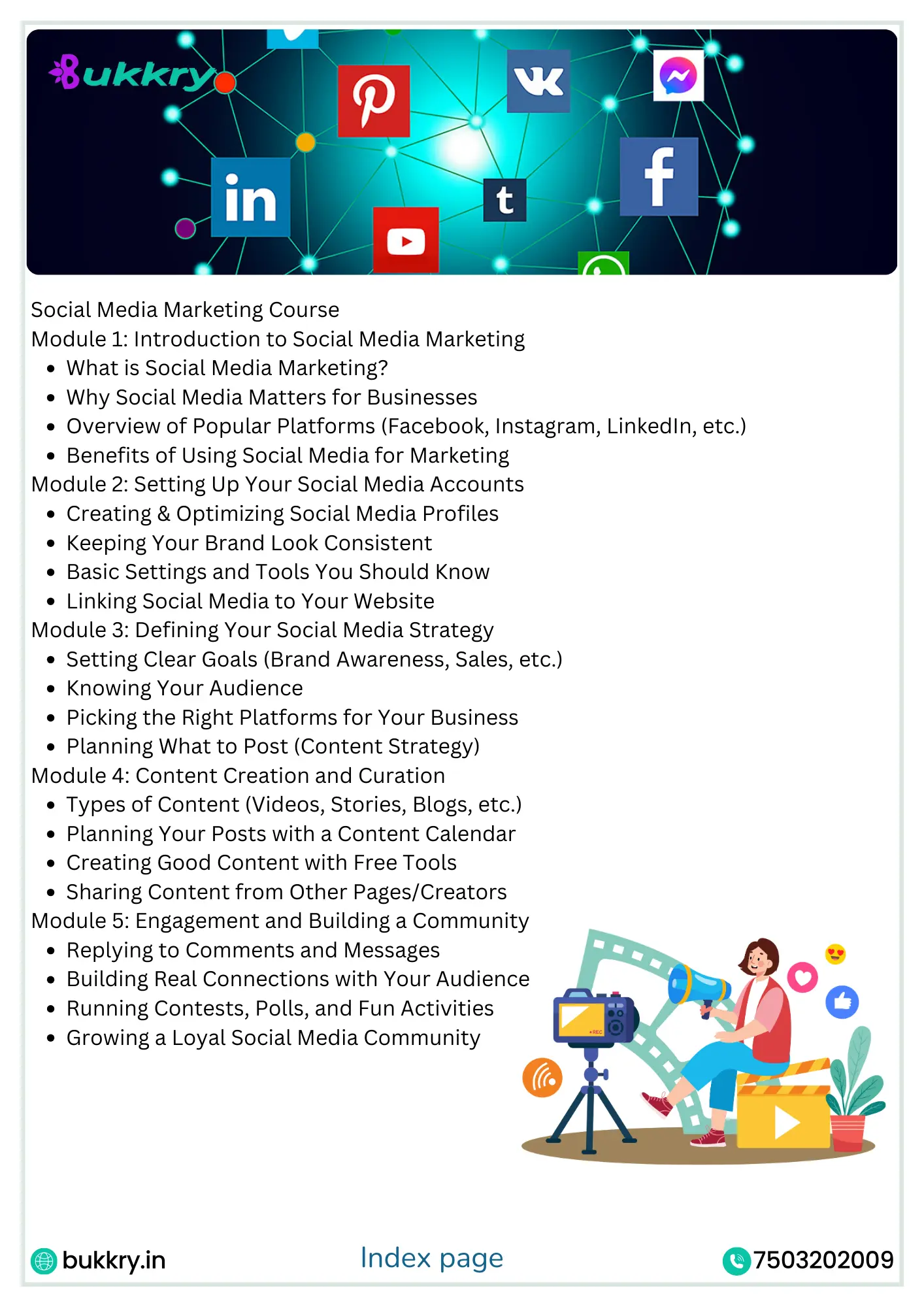 Master Social Media Marketing with Bukkry & Earn ₹70K/Month