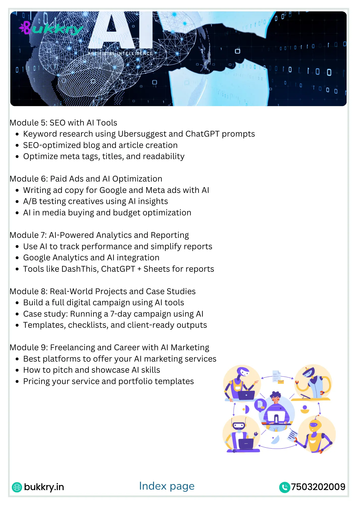 AI Digital Marketing Course by Bukkry with Certificate