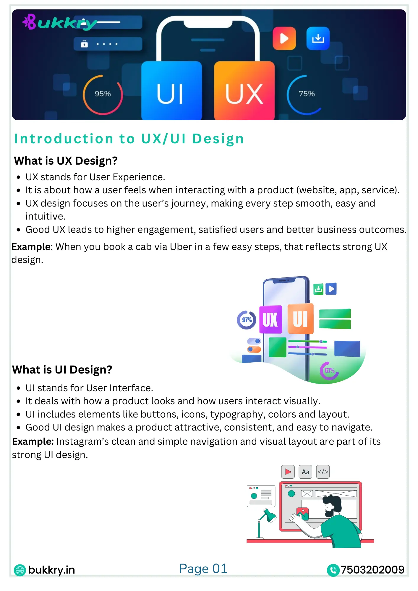 UX/UI Design Fundamentals Course by Bukkry