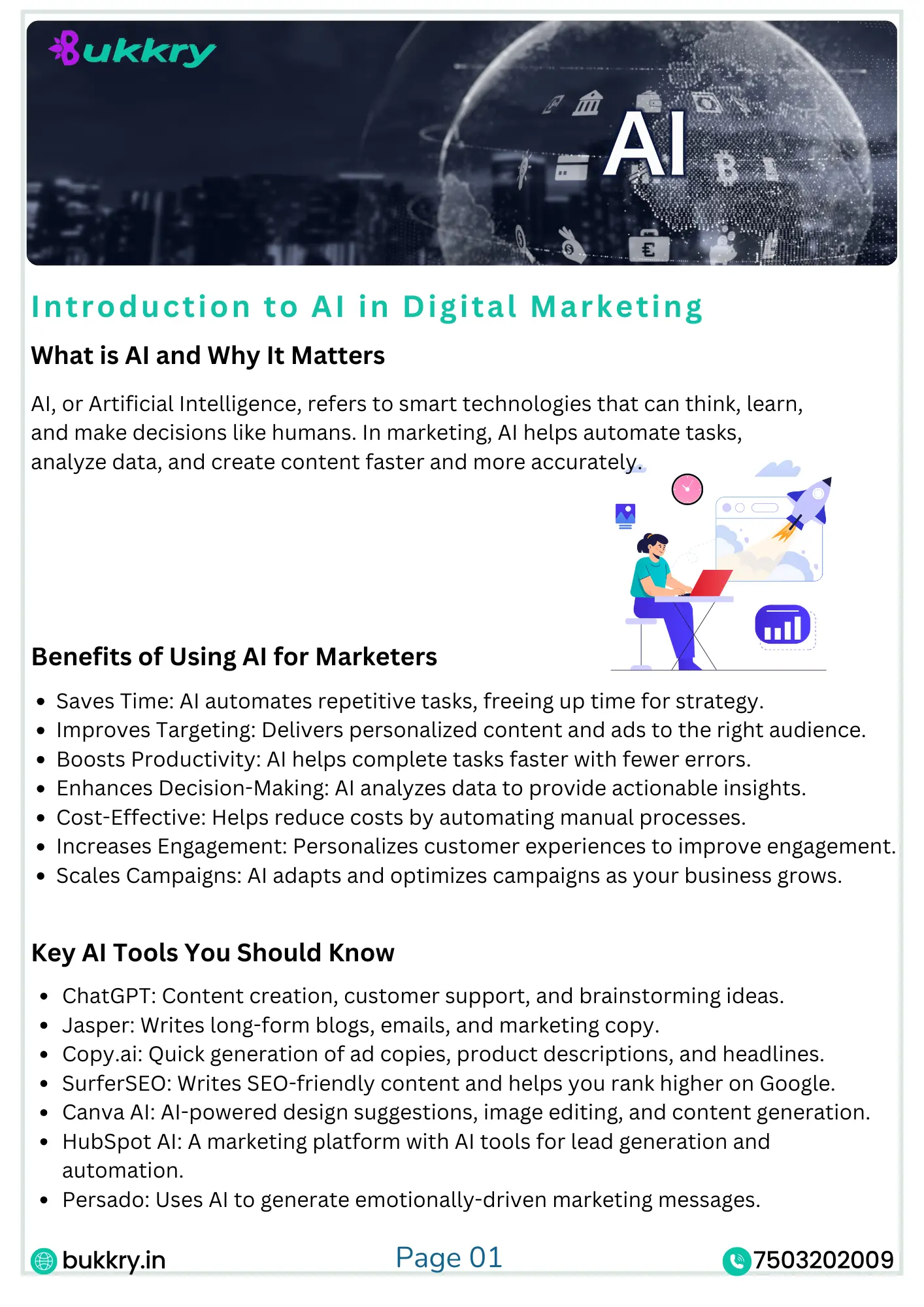 AI Digital Marketing Course by Bukkry with Certificate