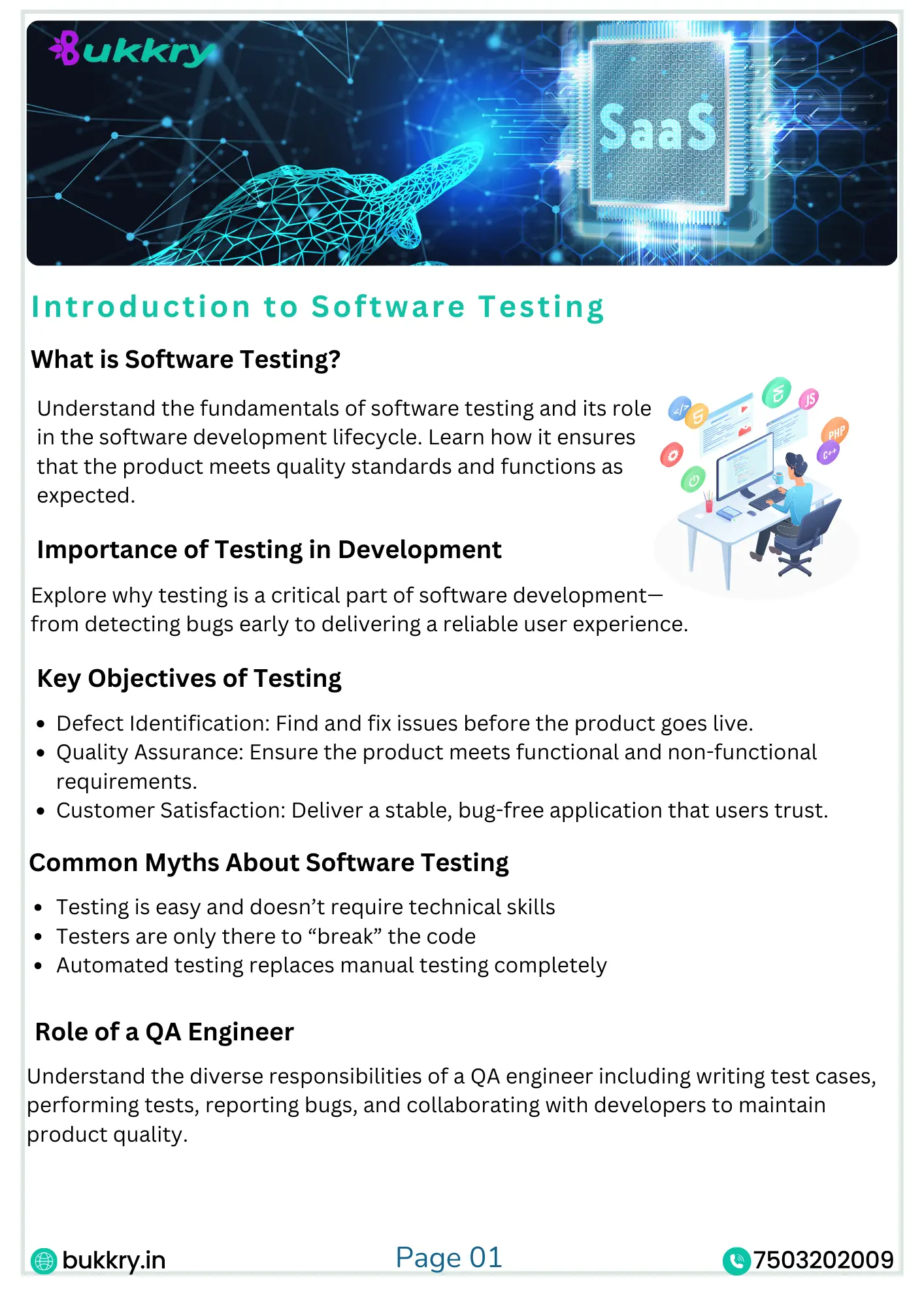 Master Software Testing: Manual to Automation from Bukkry