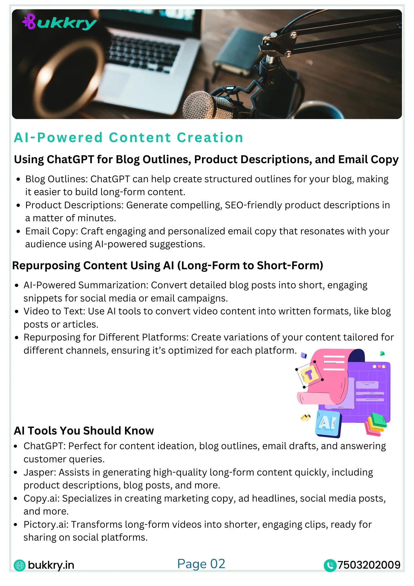 AI Digital Marketing Course by Bukkry with Certificate