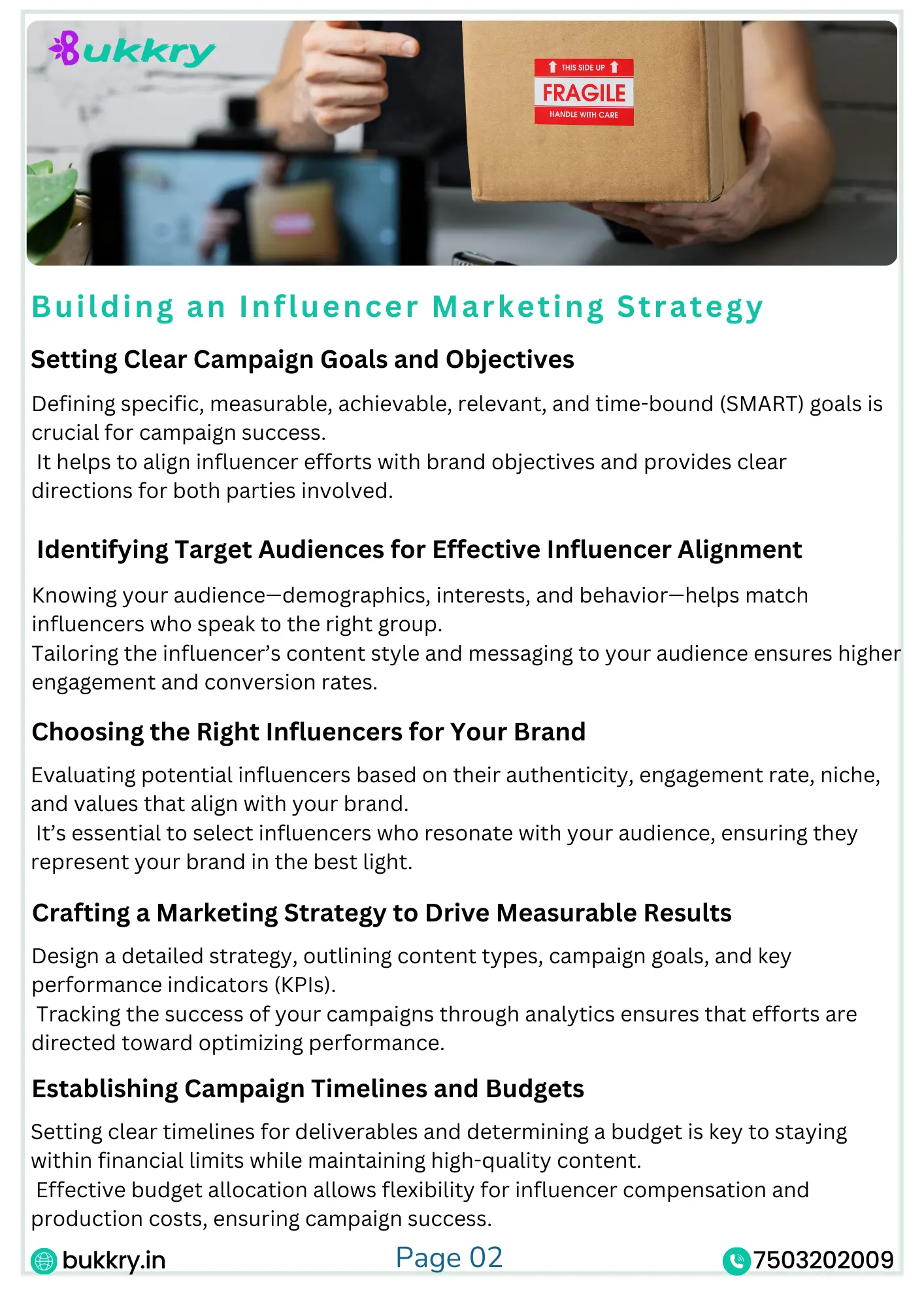 Bukkry Influencer & Brand Partnership Course