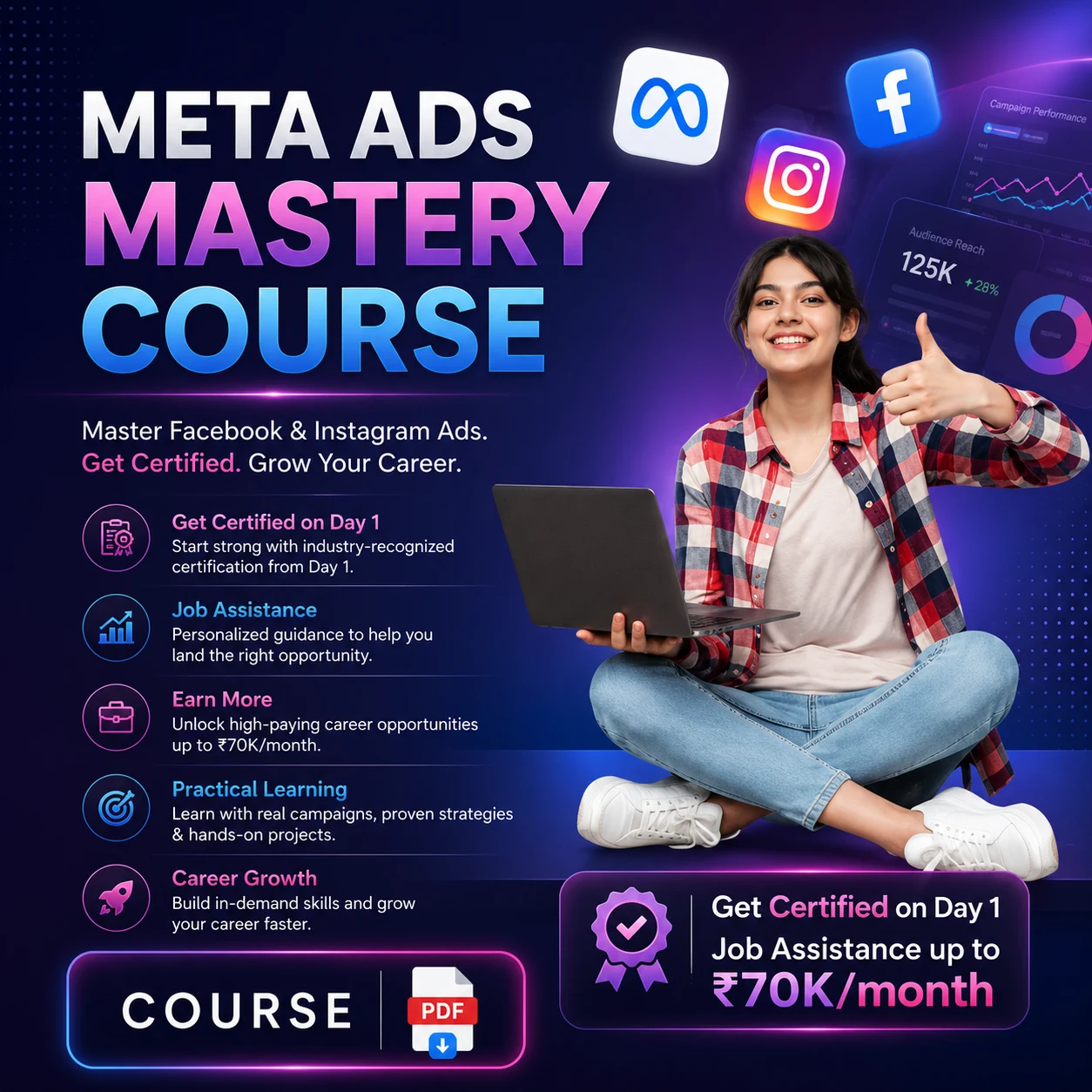 Meta Ads Mastery Course at ₹2999 | Get Certified Today