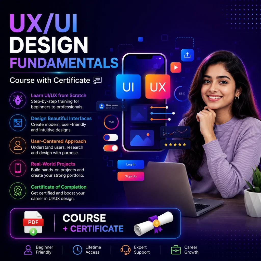 UX/UI Design Fundamentals Course by Bukkry