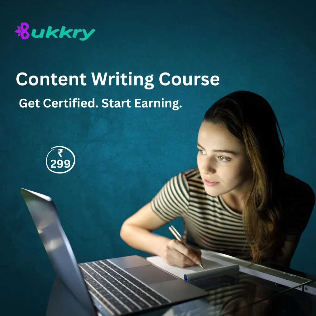Content Writing Course with Certification by Bukkry