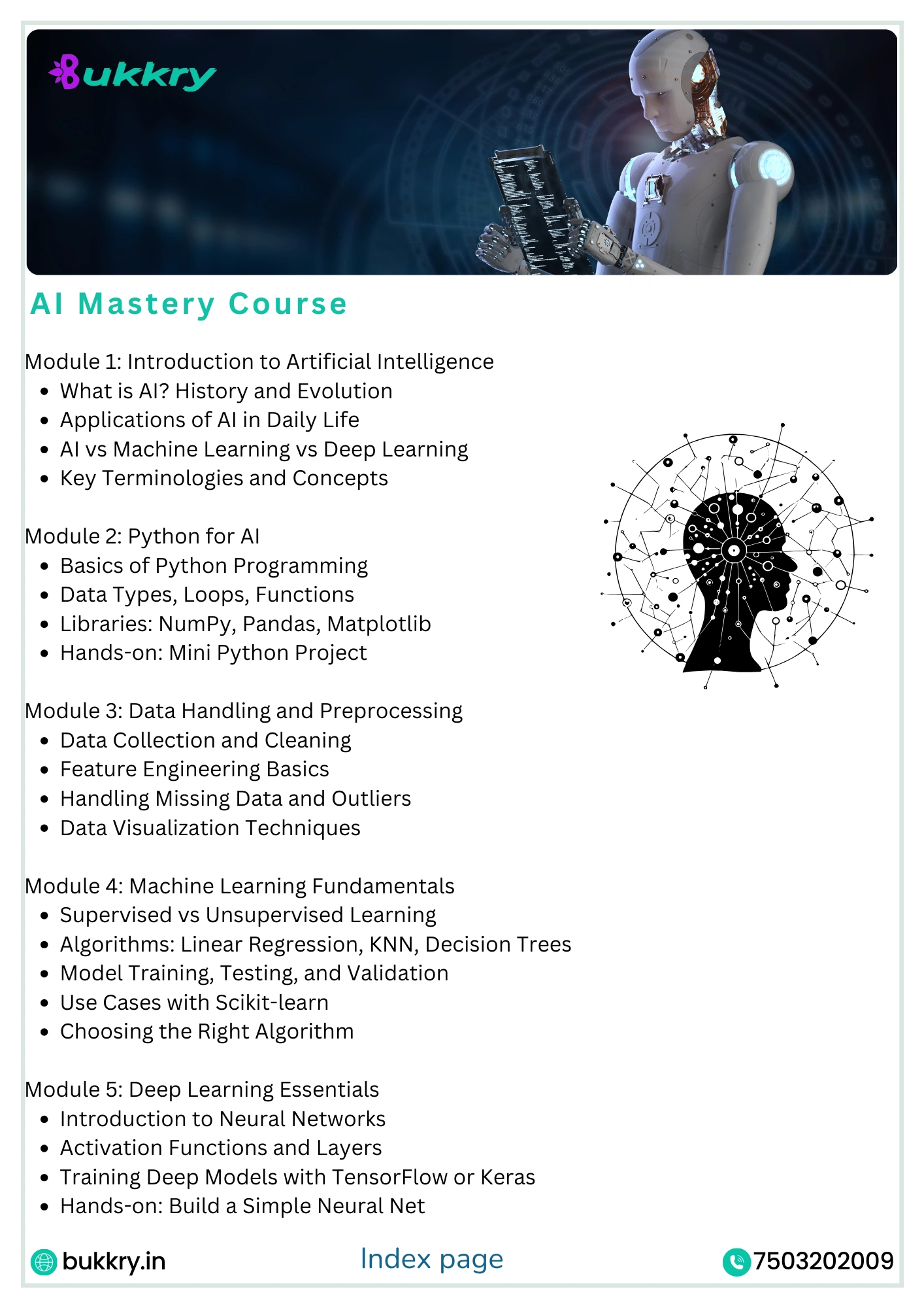 AI Mastery Course with Certificate by Bukkry