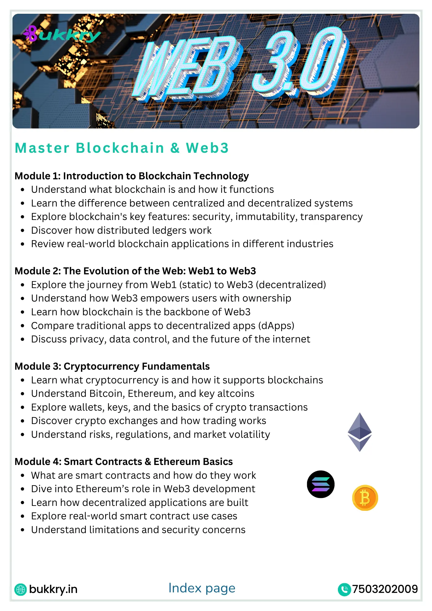 Master Blockchain and Web3 course by Bukkry - Learn Now