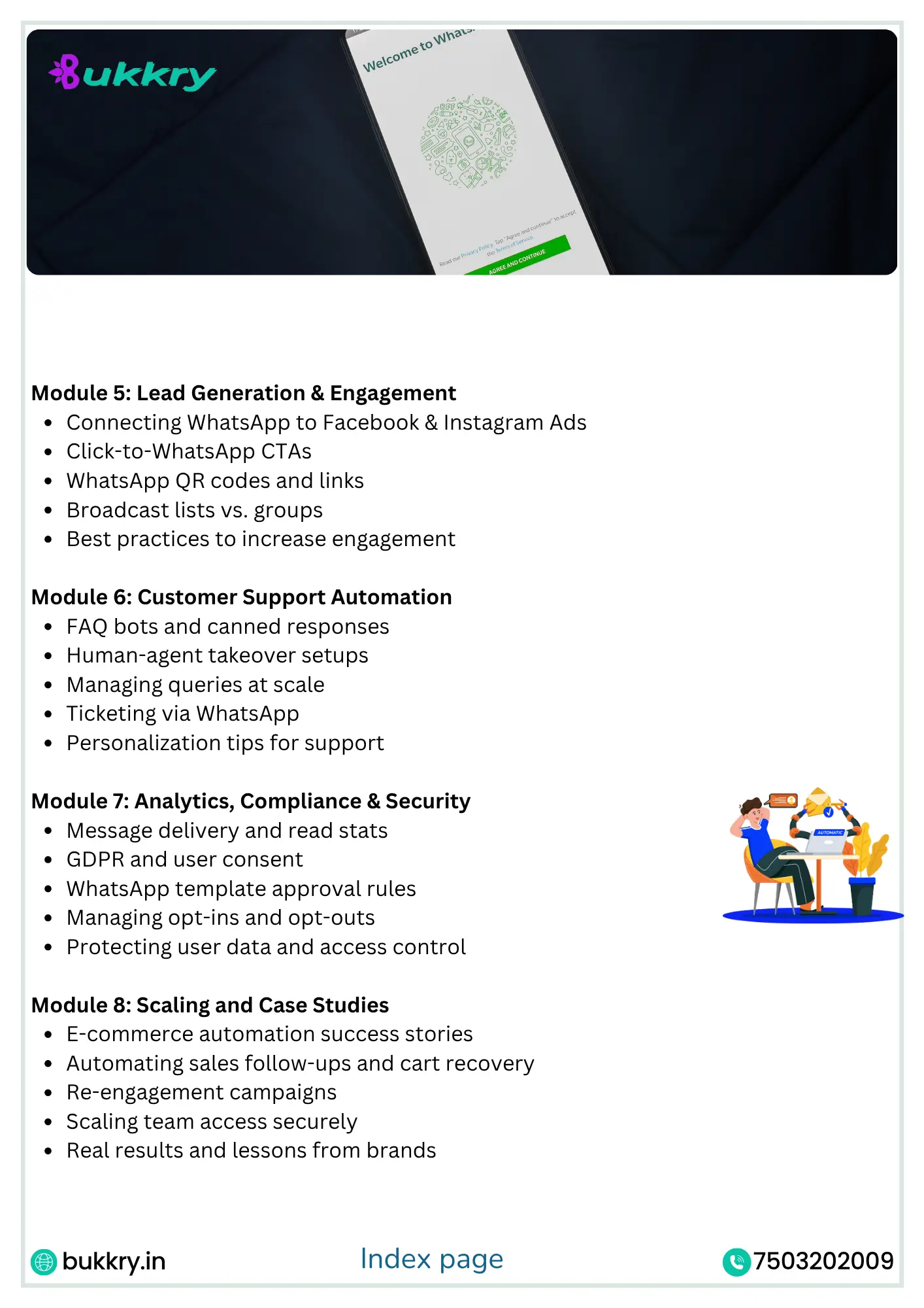 WhatsApp Automation Mastery Course by Bukkry