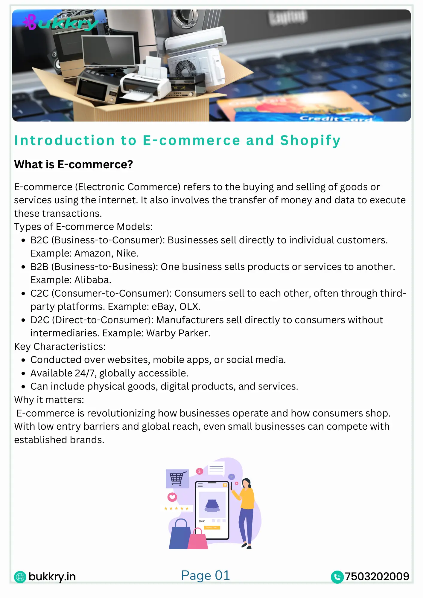 Shopify E-commerce Mastery Course by Bukkry