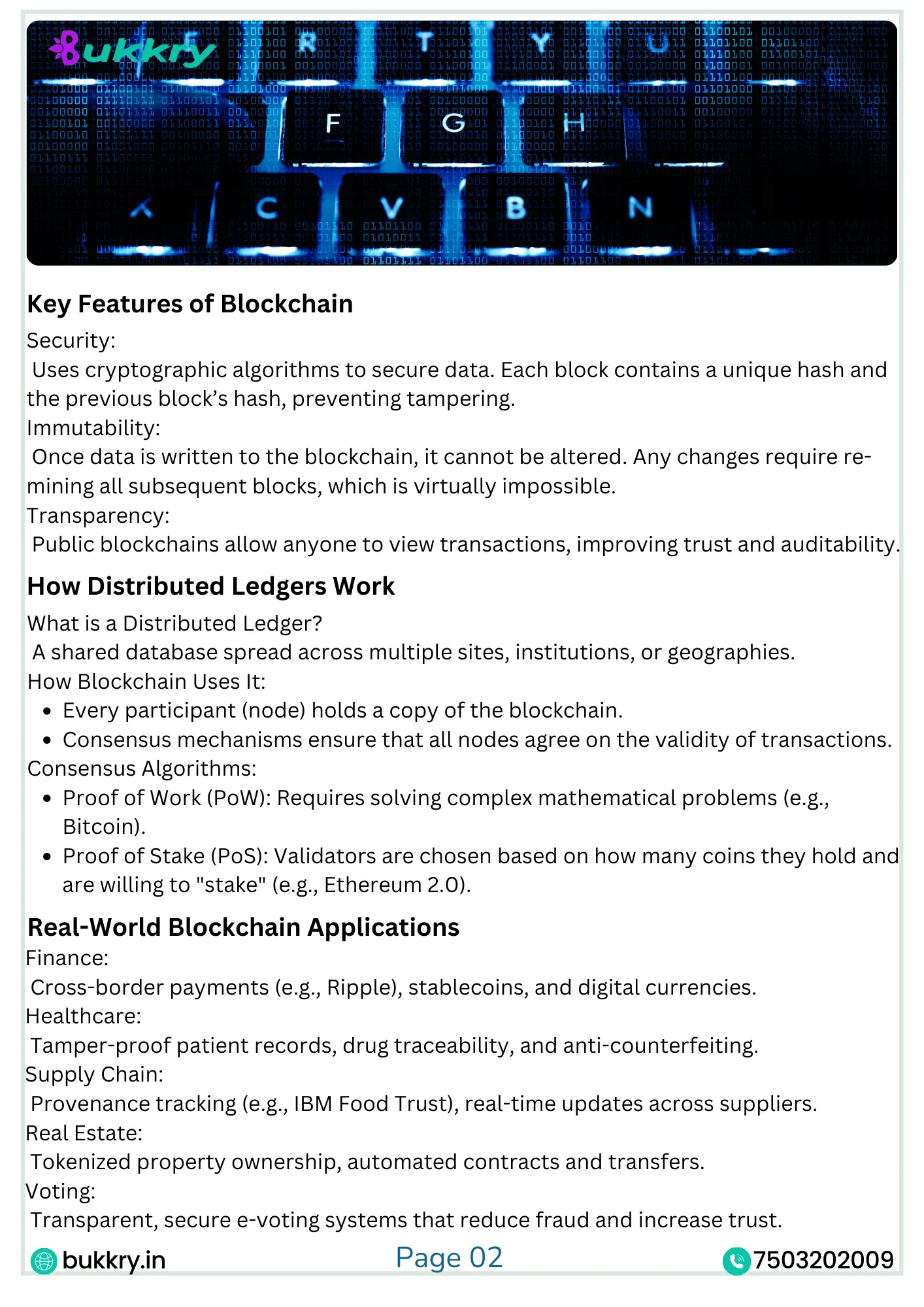 Master Blockchain and Web3 course by Bukkry - Learn Now