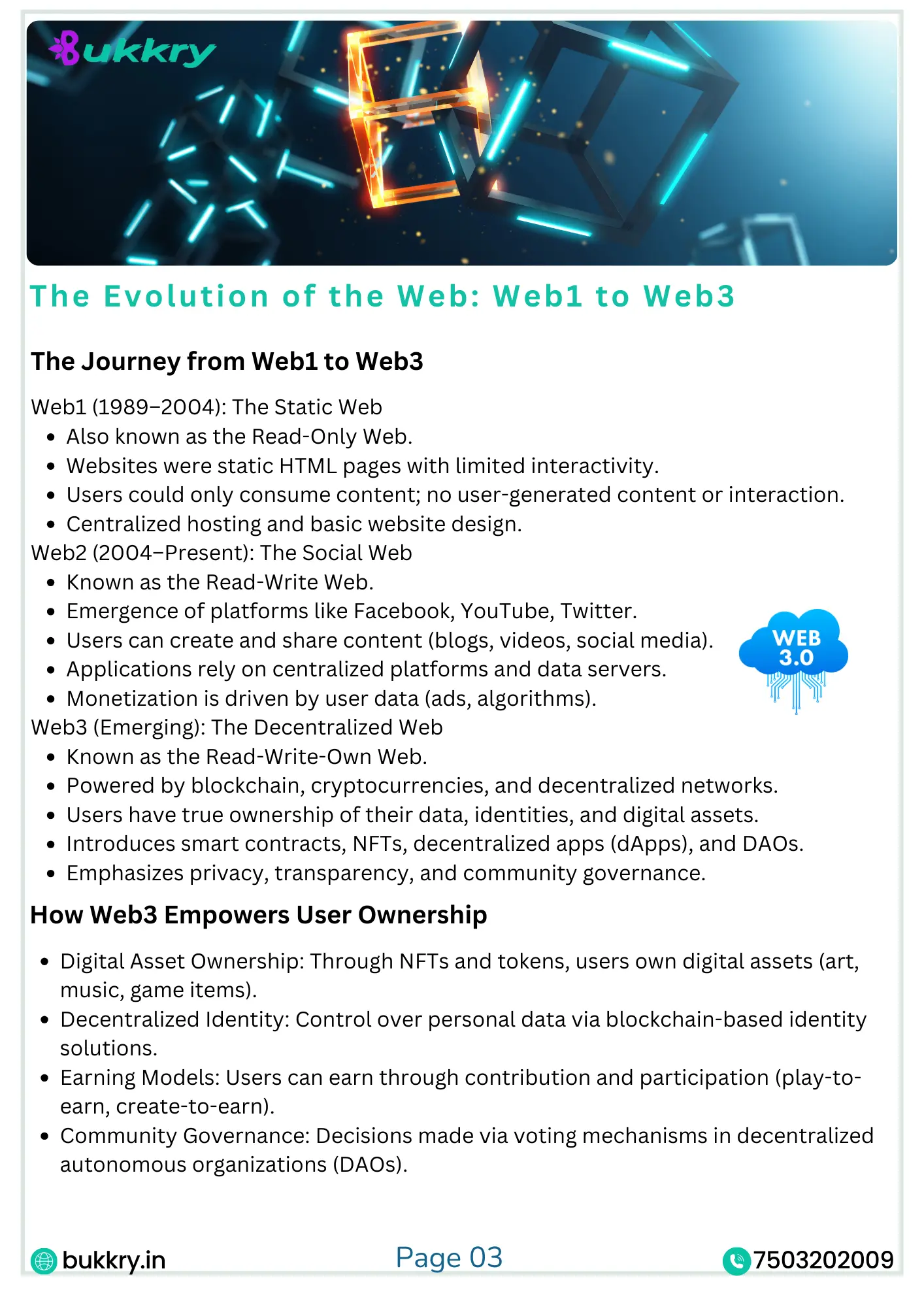 Master Blockchain and Web3 course by Bukkry - Learn Now
