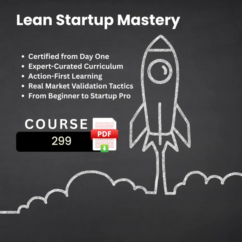 Lean Business Mastery Certificate by Bukkry