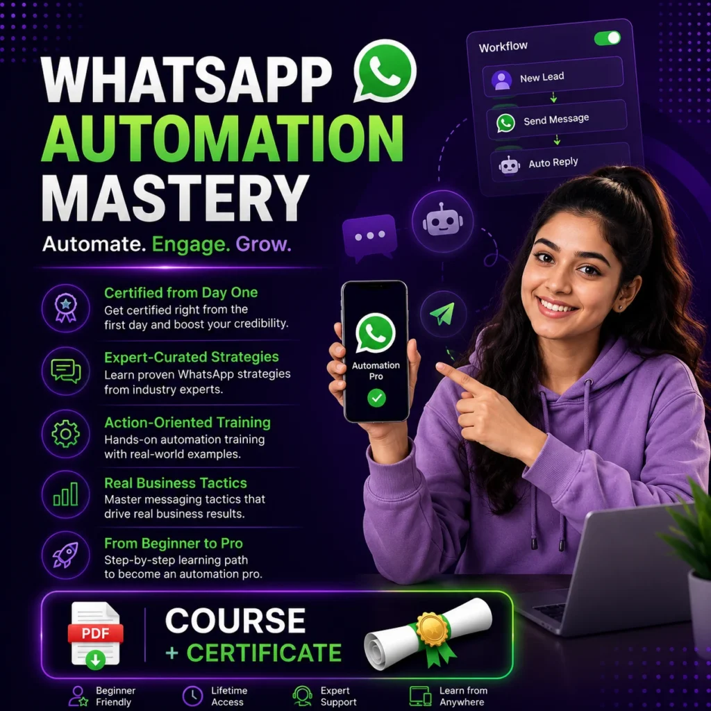 WhatsApp Automation Mastery Course by Bukkry
