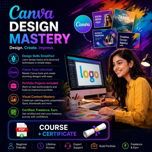 Canva Design Mastery Course by Bukkry – Learn & Create