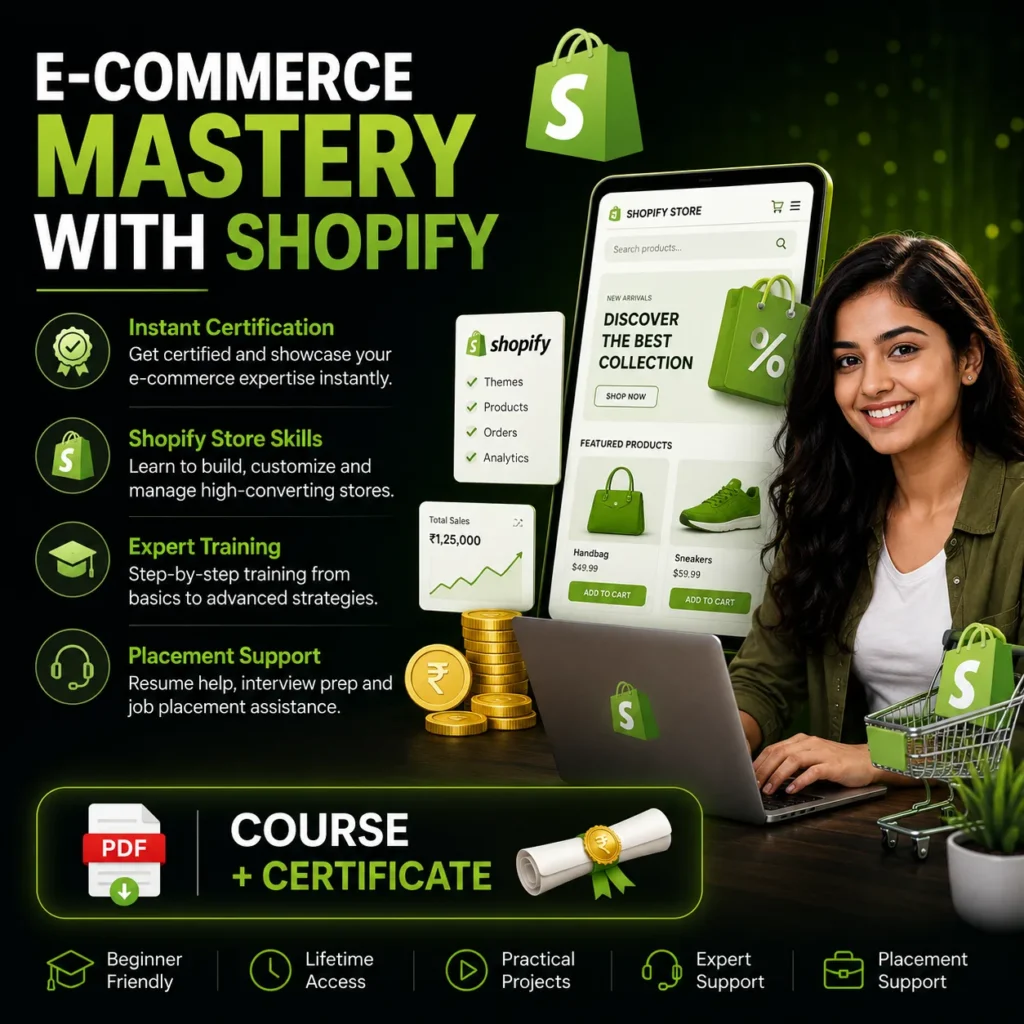 Shopify E-commerce Mastery Course by Bukkry
