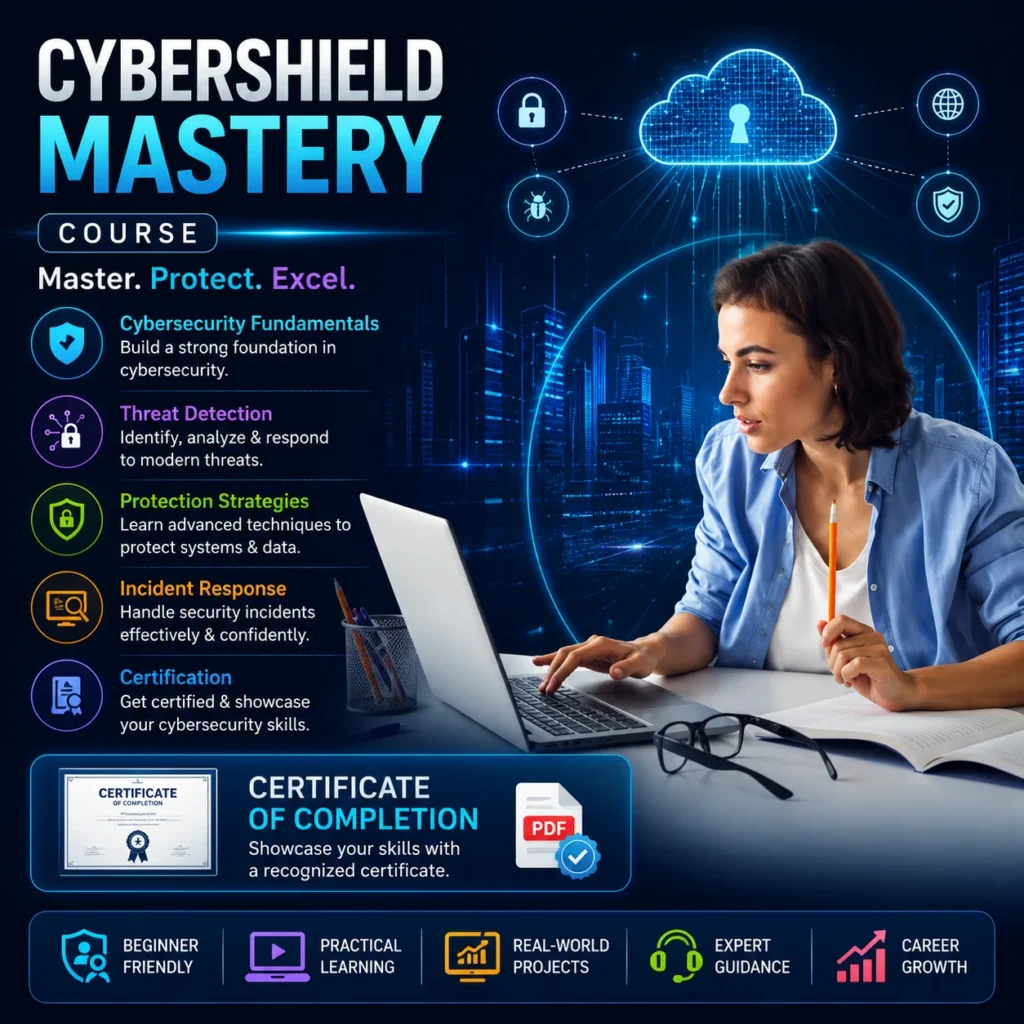 CyberShield Mastery Course - Learn Cybersecurity & Ethical Hacking