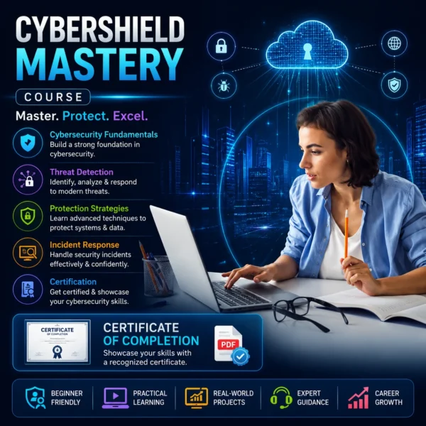 CyberShield Mastery Course - Learn Cybersecurity & Ethical Hacking