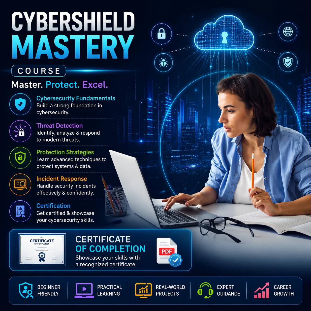 CyberShield Mastery Course - Learn Cybersecurity & Ethical Hacking