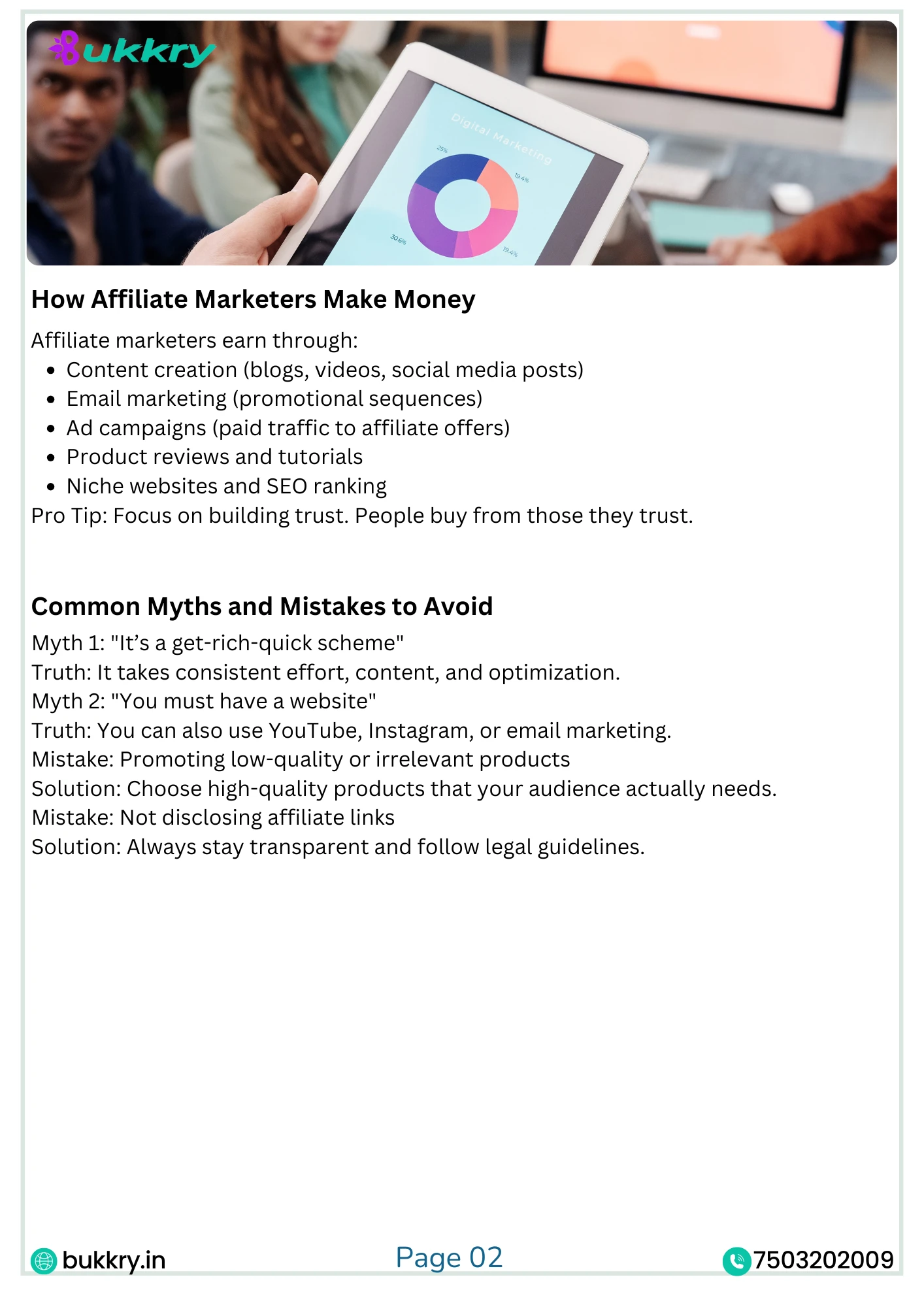Master Affiliate Marketing with Bukkry – Start Earning Online
