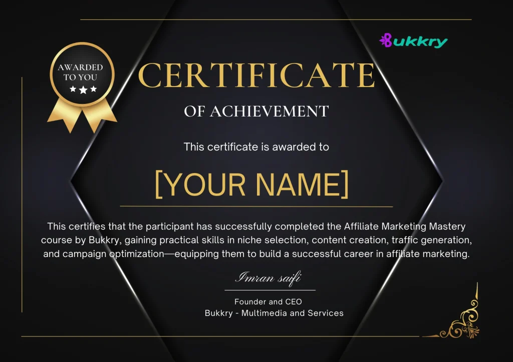 Master Affiliate Marketing with Bukkry – Start Earning Online