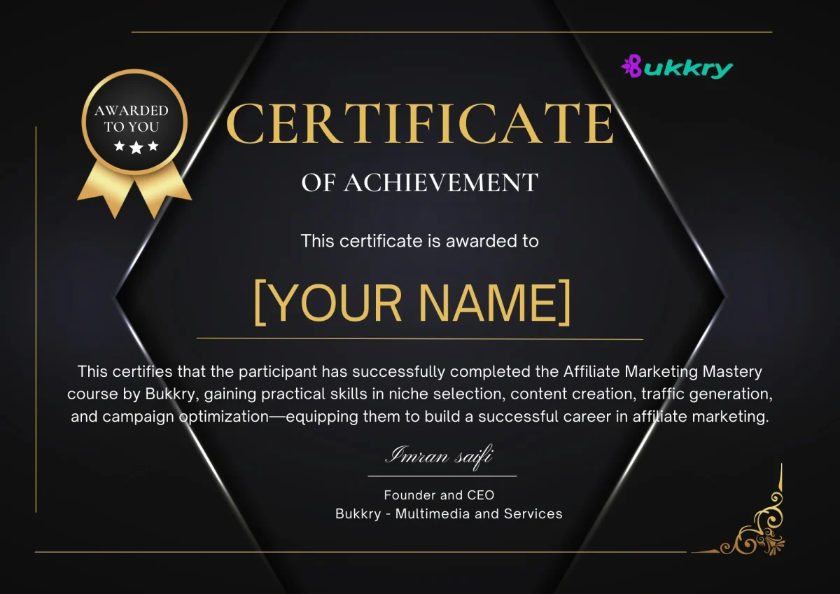 Master Affiliate Marketing with Bukkry – Start Earning Online