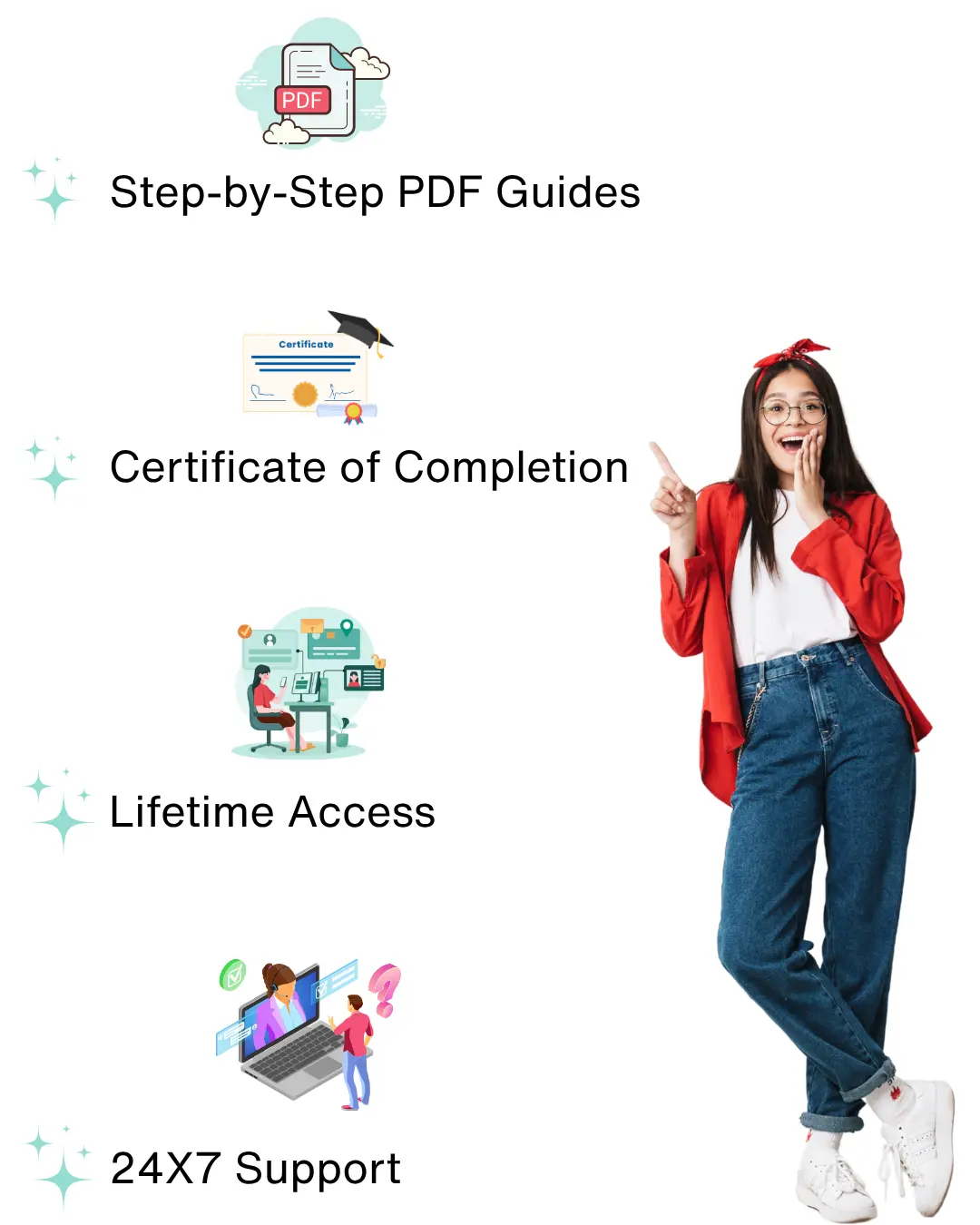 Course package by Bukkry: PDFs, access, certificate