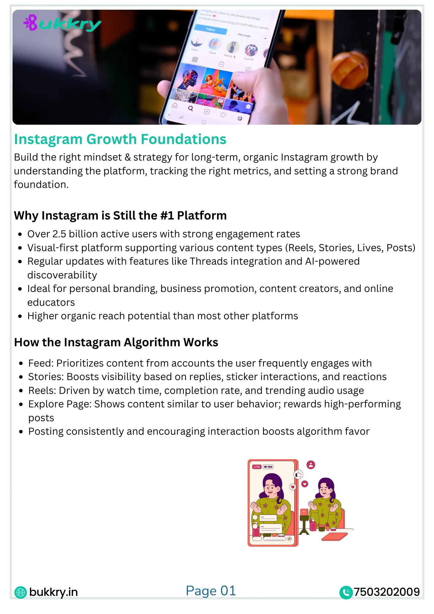 Instagram Growth Hacks Course Certificate by Bukkry