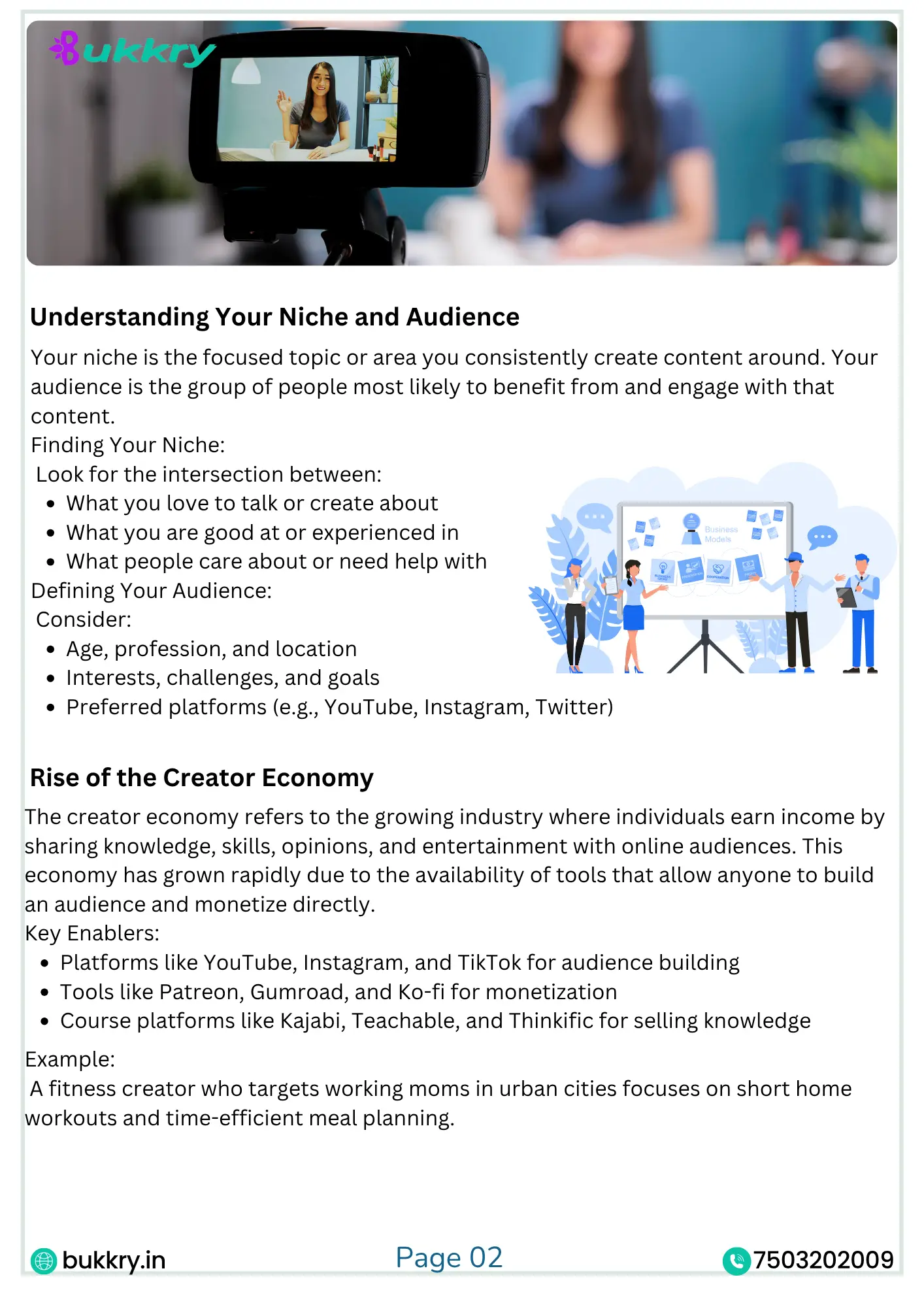 Creator Business Mastery Course Certificate by Bukkry