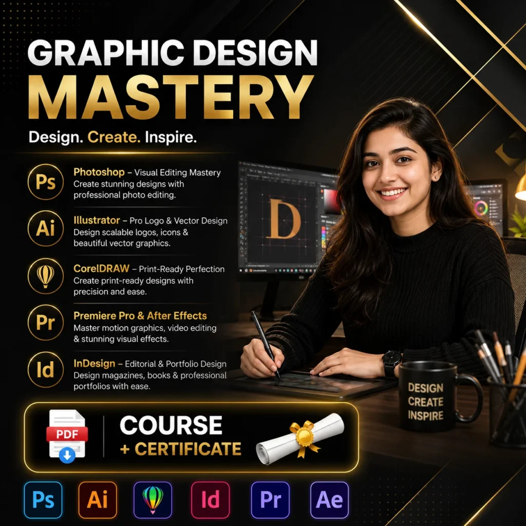 Graphic Design Mastery Course by Bukkry – Learn Pro Tools