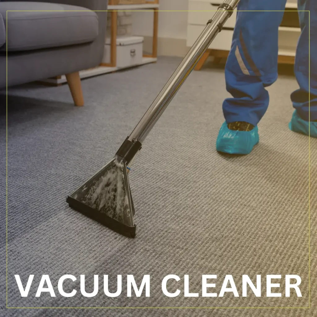 Professional vacuum cleaning service in action at Bukkry